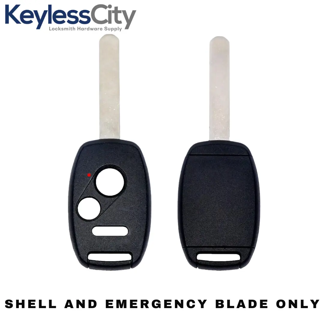 2002-2014 Honda / 3-Button Remote Head Key Shell / HO01 / OUCG8D-380H-A CWTWB1U545 CWTWBIU545