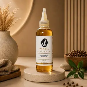 Herbal Root Nourishing Hair Oil, Gentle Hydrating Haircare Treatment for Dry Scalp Repair & Stronger Hair
