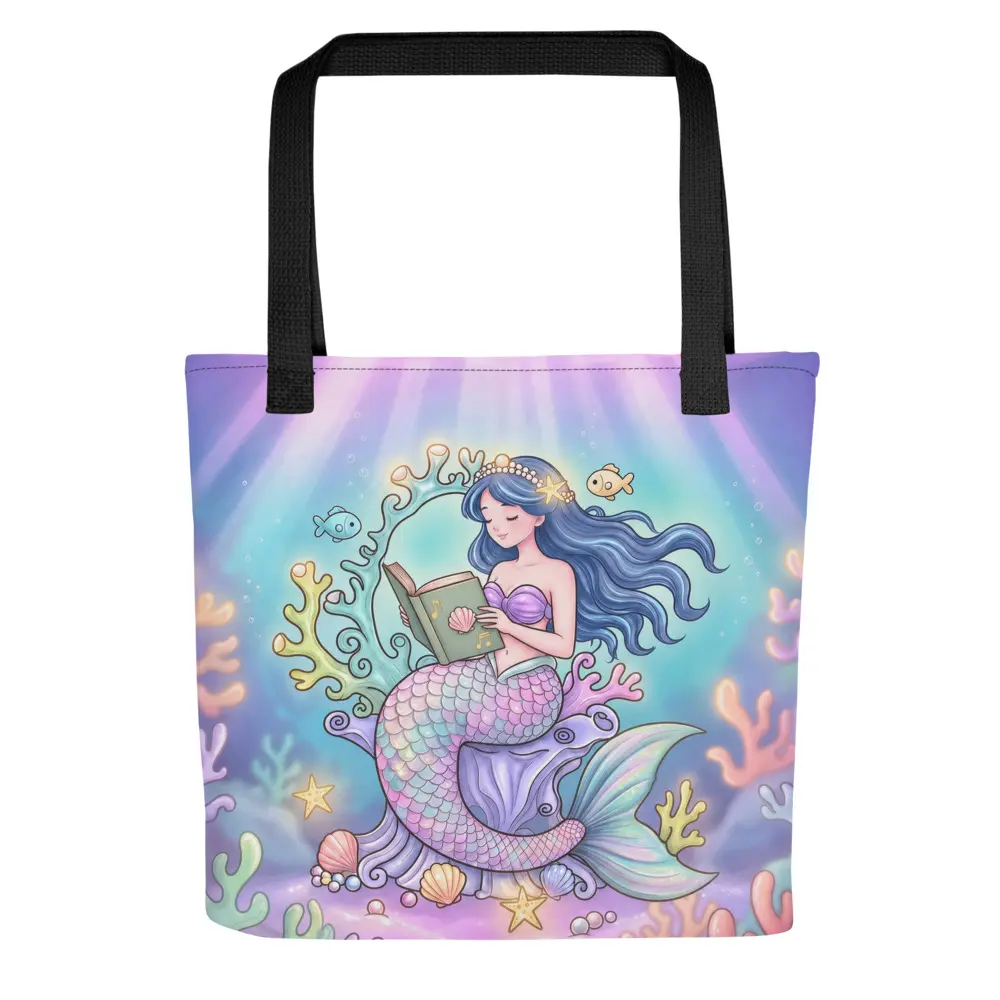 Cute Mermaid Tote Bag | Ocean Fantasy Beach Bag