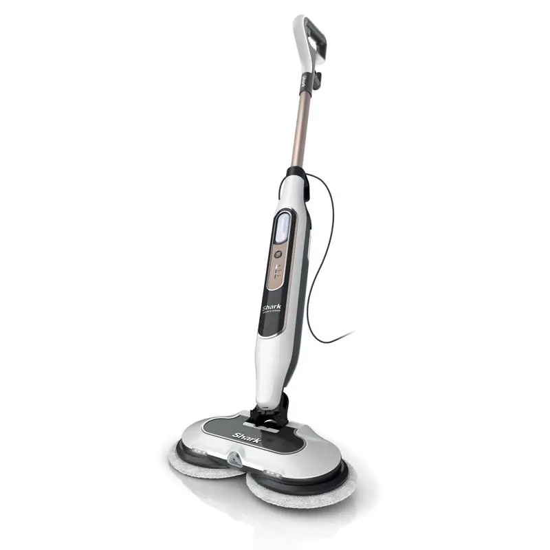 Shark 1039155 Corded Bagless Steam Mop - White, No Filter Design, Steam Cleaning, 10.18 lbs, 47" x 15" x 7", 14.5 Cleaning Path Width