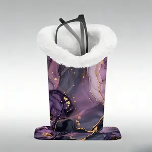 2pcs Plush-Lined-Eyeglass Holder with Scratch-Resistant Cover, Non-Slip Base, Soft Lining - Luxury Fabric Home Decor Gift for Women, for Desktop/Office/Bedroom, Glasses Holder