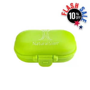 NaturalSlim Bento Lunch Box for Supplements Plastic Portable