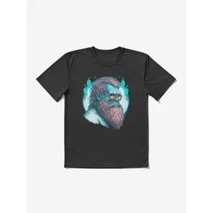 Bigfoot Bad & Blue  Active T-Shirt