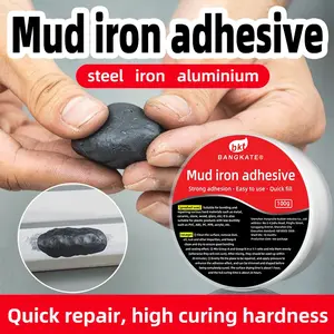 Strong Clay Iron Glue, High Temperature Welding Glue, High Strength Casting Glue, Professional Casting Repair Glue, Fast Curing, Metal Repair Glue