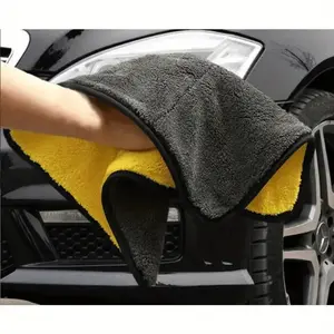 5pcs Car Cleaning Microfiber Towels, Car Wash Towel, Premium Quality Microfiber Cleaning Cloths, One-Use Drying Accessories, Auto Detailing Supplies, Car Detailing Product