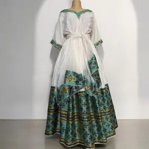 Ethiopian & Eritrean traditional dress እጅ ጥልፉ
