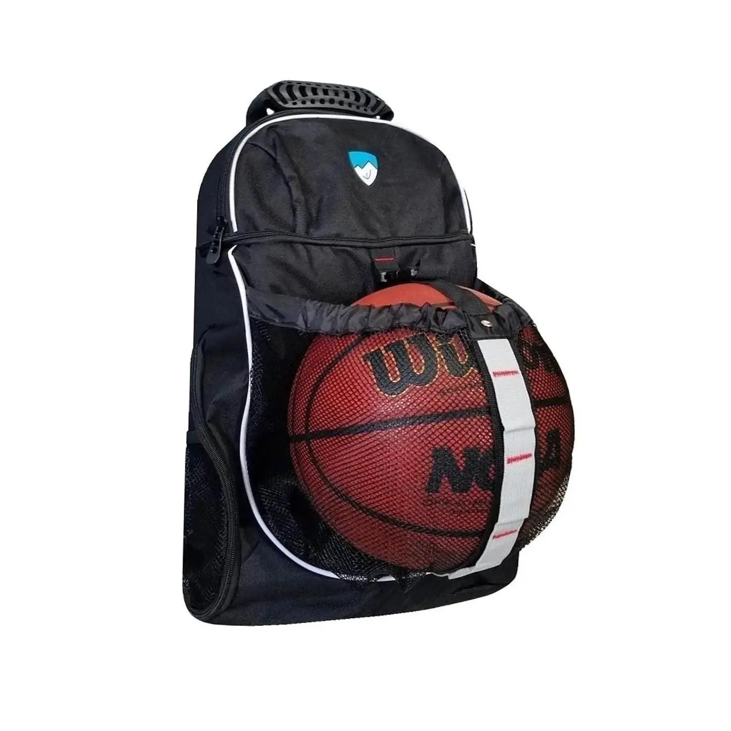 Hard Work Sports Backpack With Ball Compartment, Basketball and Large Capacity Shoe Storage Sports Bag