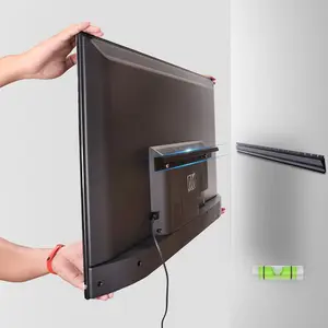 Studless Drywall TV Mount for 13-55 inch TVs, No Stud TV Wall Bracket Max VESA 400x400mm up to 100 lbs Universal Fits Most LED LCD Plasma Flat/Curved Screen TVs & Monitors-Upgraded Bubble Level springtok