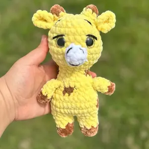 Hand Crocheted Giraffe