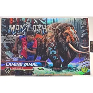 2024 Wild Card Lamine Yamal Painted Mammoth Trading Cards LV