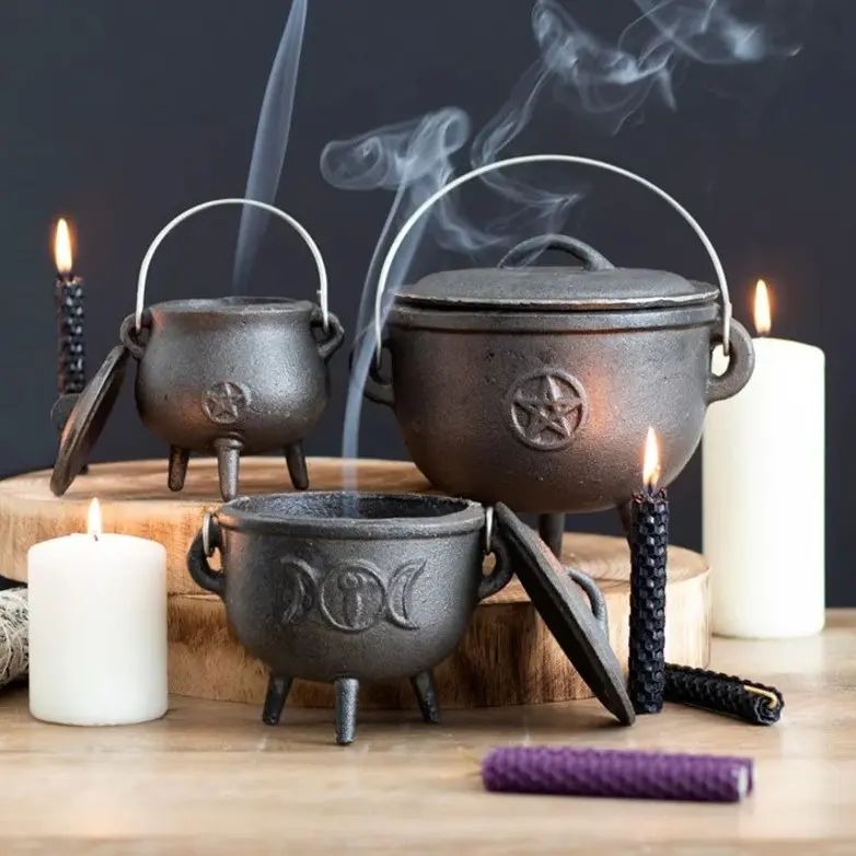 Cast Iron Witchcraft Cauldron summerwins,summerwins