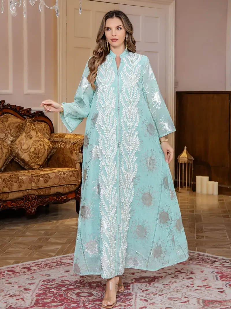 evening dresses arabic style Elegant Red Chiffon Arabic Evening Dresses with Cape Sleeves SF032 main image 1