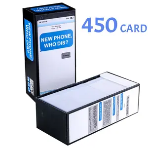 Adult Party Drinking Card Game New Phone Who Dis, Fun Multiplayer Card Game for Adults, Essential Item for Game Night, Party Board Game