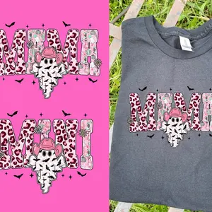 Mama & Mini Spooky Tshirts. Matching Shirts Womenswear Halloween Tee Top Matching Top