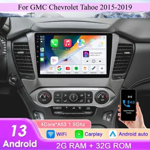 [Hizpo] 10.1 Inch Carplay 2 Din Android14 Car Multimedia Radio for Chevrolet tahoe 2015-2019 Player Autoradio Head Unit Stereo
