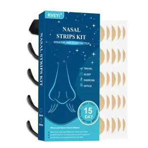 Anti-Snoring Magnetic Nose Patch Set, 1 Set Including 30 Pcs Nasal Patches, Nasal Dilator, 4 Pcs Mixed-Size Expanders and 1 Pc Applicator, Personal Care Product for Daily Use