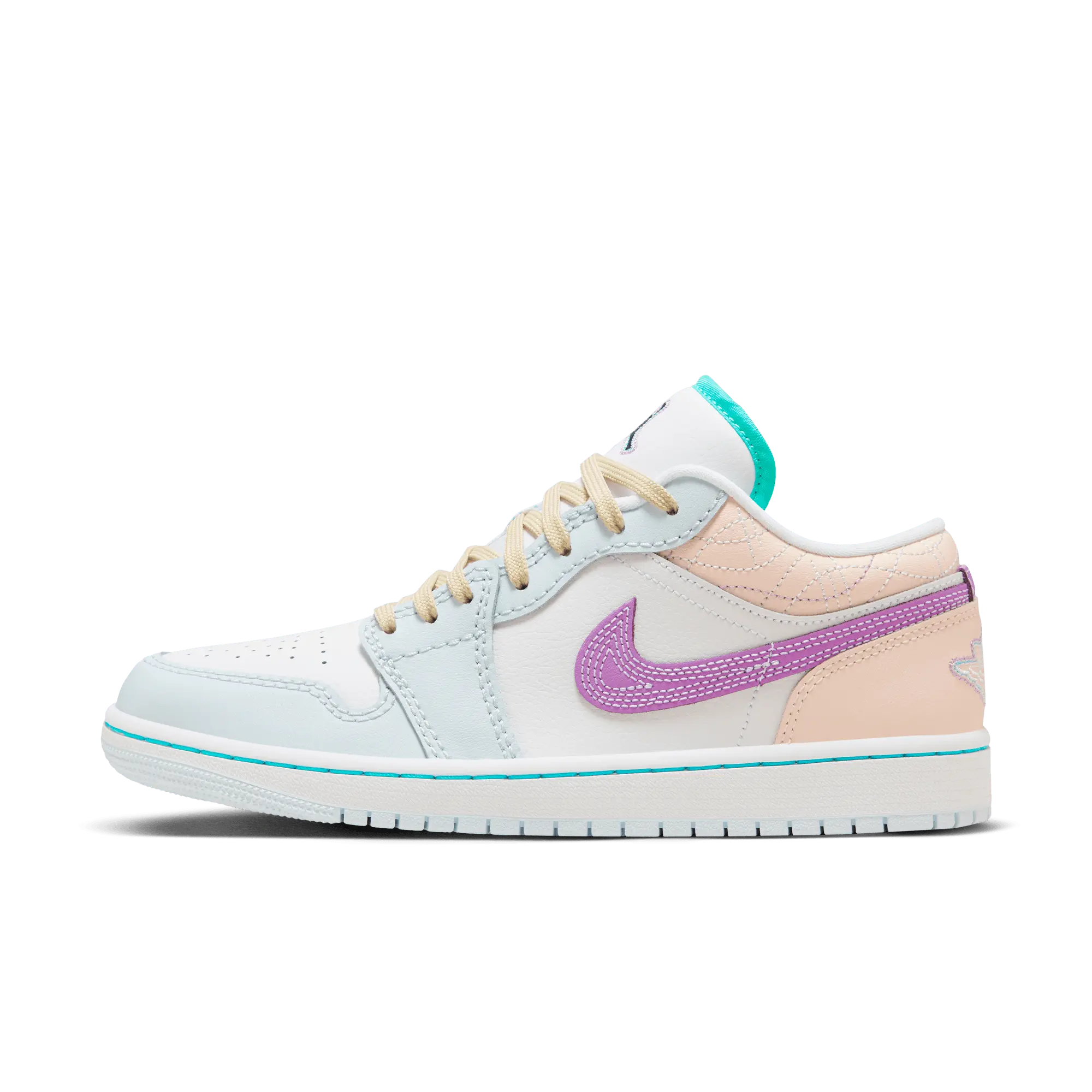 Women's Jordan Air Jordan 1 Low SE Cool Retro Basketball Shoes, Casual Trainers, Blush Beige