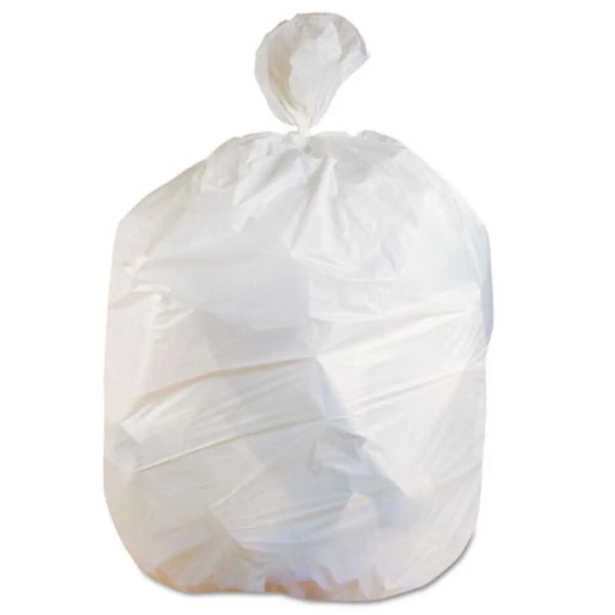 212 MAIN Smooth Heritage LDPE Durable Trash Bags, White Linear Low-Density Waste Bags - 60 gal, 0.75 mil, 38x58 in, Extra Heavy, Star-Seal, Tear-Proof for Baby & Maternity Space Decoration, Durable Trash Bag
