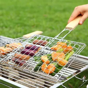 2× Grill BBQ Net Barbecue Grilling Basket for your favorite food