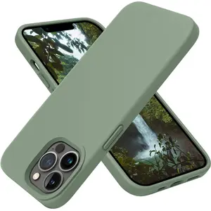 OTOFLY Designed for iPhone 13 Pro Max Case, Liquid Silicone Shockproof Slim Thin Phone Smartphone Case Accessories, 3 Layers Protector Full Phone Covered Soft Cellphone Case Devices, Protective Phone Cover Handheld Protection Casing Screen Protector