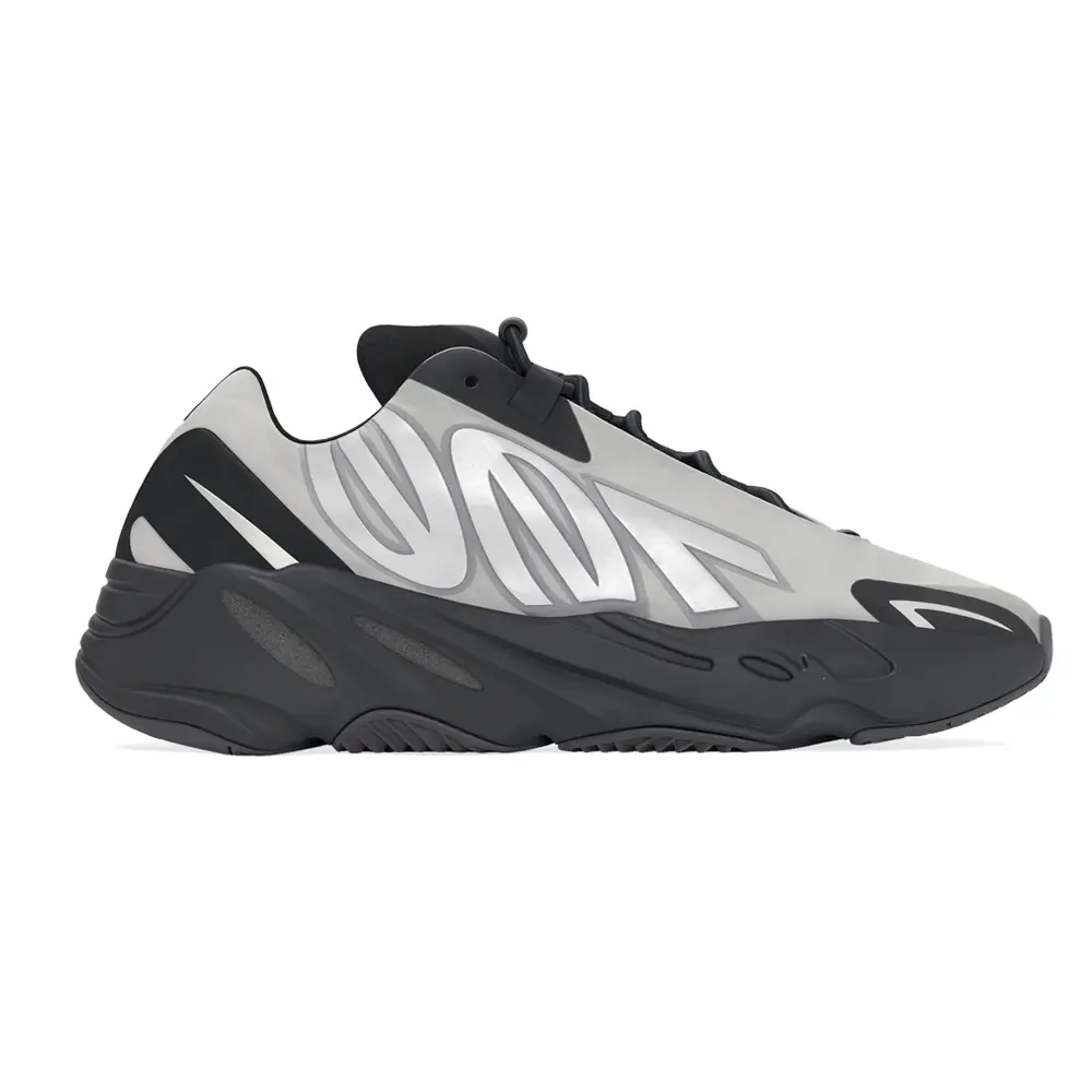 adidas Mens Yeezy Boost 700 Mnvn Lace Up Sneakers Shoes Casual - Grey