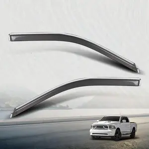 Fit For 2009-2018 Ram 1500 Standard Cab Window Visors Deflectors Sun Rain Guards