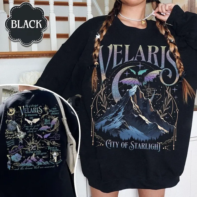 Velaris City of Starlight Sweatshirt, The Night Court Shirt, Bookish Gift, Court Of Dreams, City Of Starlight Acotar Merch