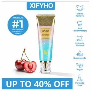 XIFYHO Fast-Acting Bright White Toothpaste, Newest Teeth Whitening Formula with Natural Peach Extract and Niacinamide, Oral Hygiene Essential Perfect Gift