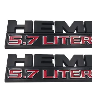 Hemi 5.7 LITER Emblem | Side Fender | 2Pcs