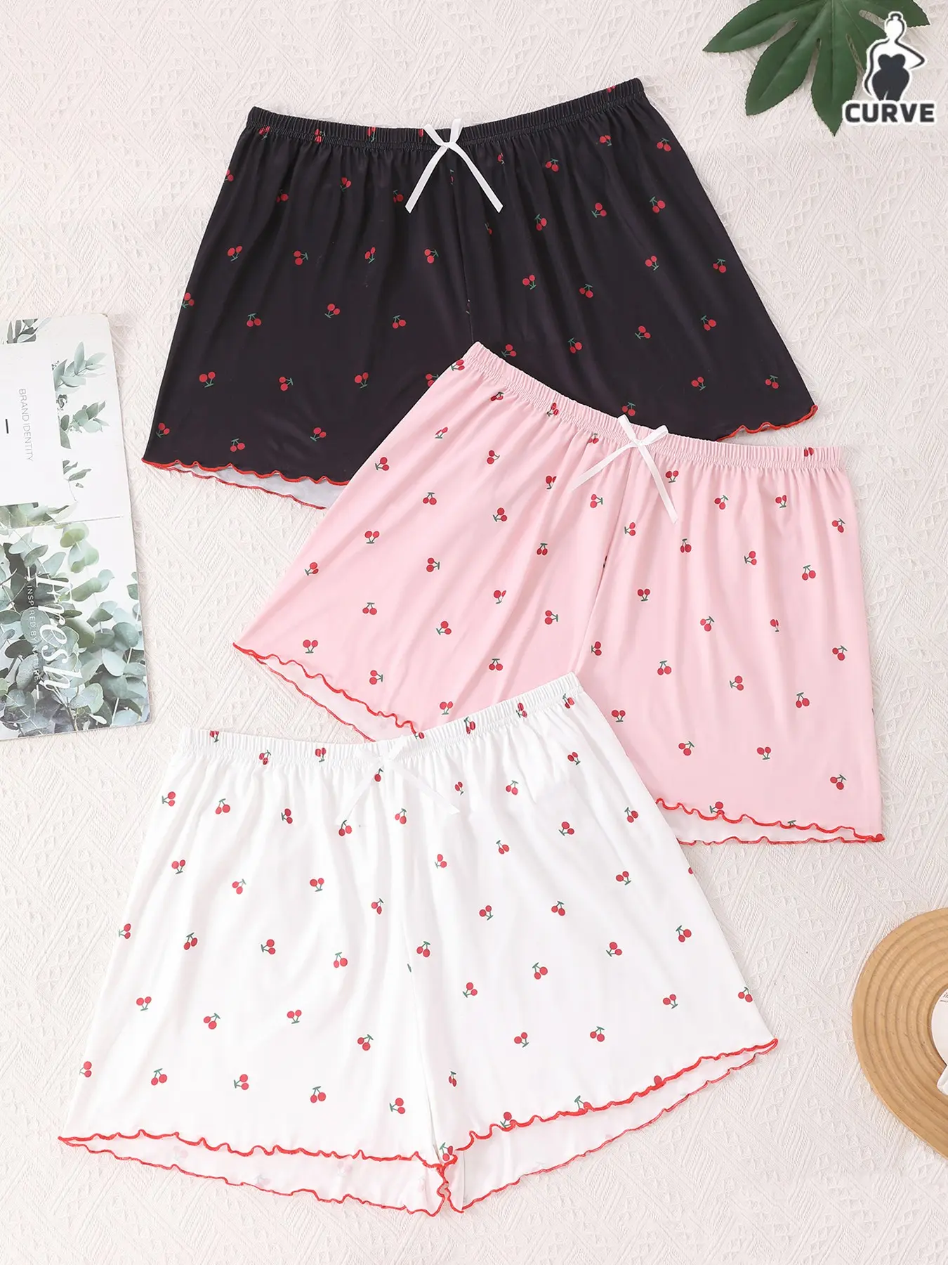 Women's Knitted Sleepwear Set, 3-Pack Casual Comfortable Home Wear Loungewear, Soft Breathable Fabric, Ideal for Daily Use & Relaxing at Home, Pajama Set, Pajamas Lounge Set, PJ Sets