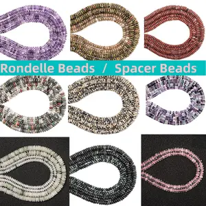 Natural Amethyst Lapis Lazuli Gemstone Smooth Flat Rondelle Loose Beads For Jewelry Making Design DIY Handmade Crafts Bracelet, Necklace, Earrings AAA Quality 15.5 Inches Long, Semi Precious Stone, Gemstone Spacer beads,Hot Selling Beads,Round Shape Beads