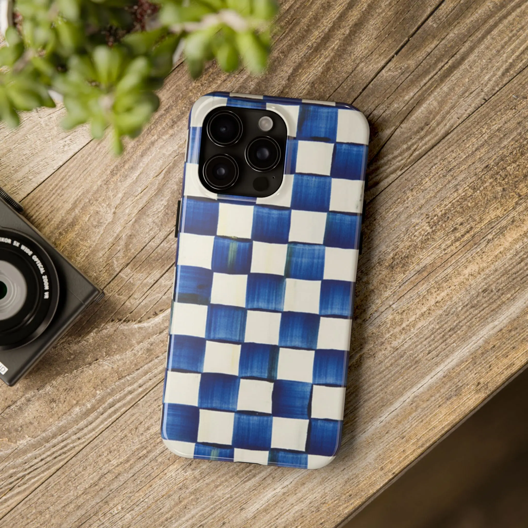 Mackenzie Childs Royal Check iPhone Case
