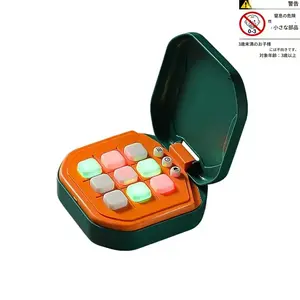 Multifunctional portable number tic-tac-toe game, silent educational toy for children and adults, brain training, requires 3 AAA batteries. inflatable globe