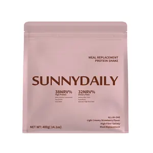SUNNYDAlLY Meal Replace Ment Protein Shake, High Protein, LowCarb, Gluten, FreeStrawberry, Cocoa. Dietary Healthcare Fitness Milk