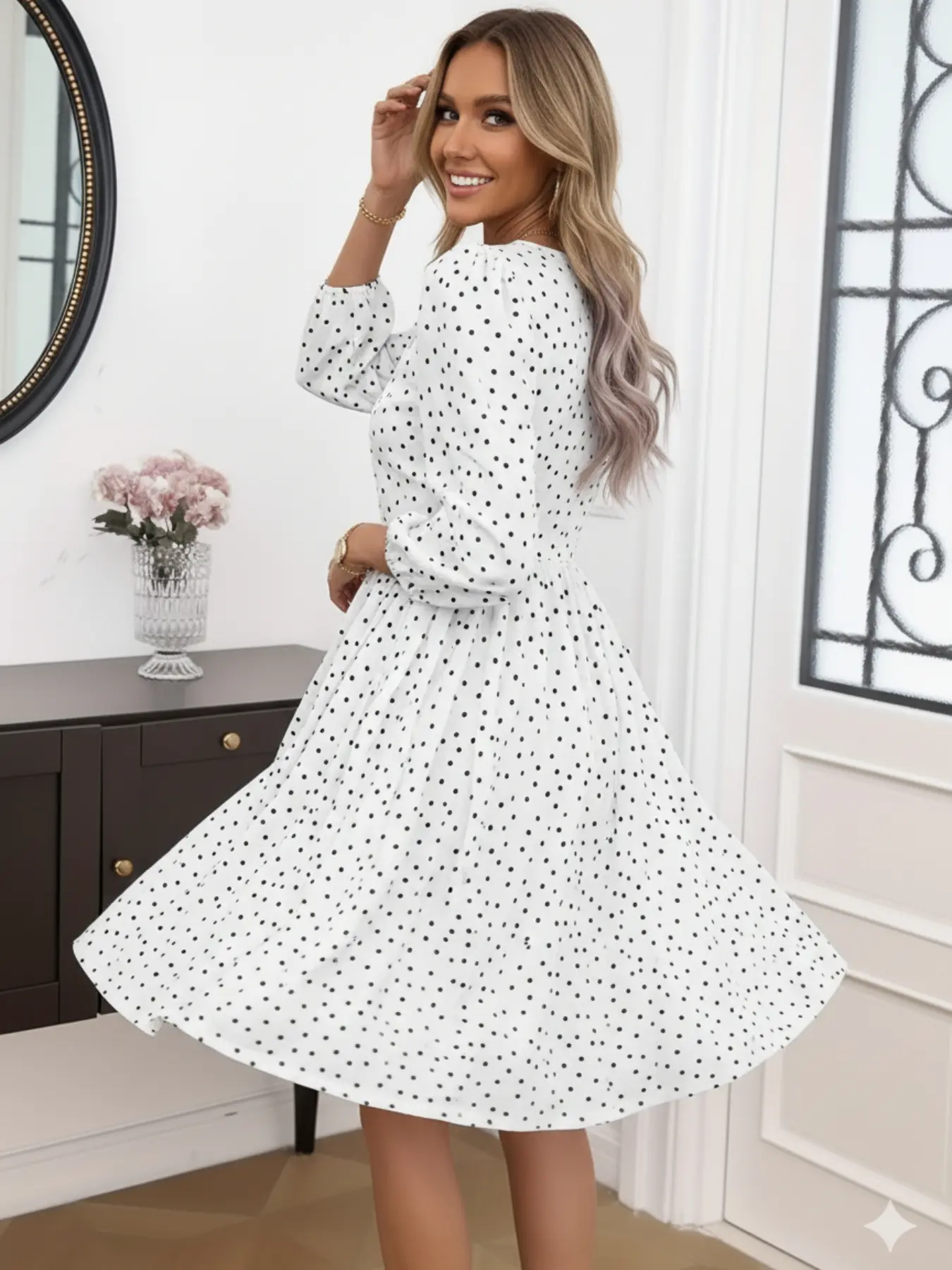 sachin and babi light blue dress Knee length Informal Long Sleeve Wedding Dress  daisystyledress