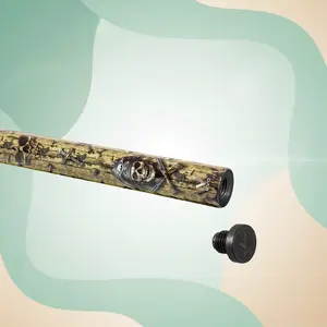 EVO Pirates Pool Cue - Golden Plunder Edition | Glass Fiber Shaft, Carbon + Glass Butt, EVO 12.5mm Tip, 5/16-18 Joint, 19–19.5oz Power & Control