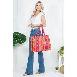 Tiger Handmade Reversible Tote Bag