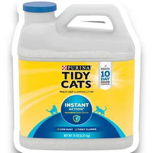 Purina  Clumping Cat Litter, Instant Action Multi Cat Litter, 14 Lb. Jug