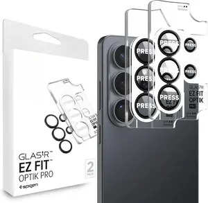 Camera Lens Screen Protector [GlasTR EZ Fit Oik Pro] Designed for Galaxy S26 Ultra [Case Friendly][2 Pack]