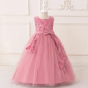 Girl's Pageant Dress - Princess Wedding Gown with Detachable Tutu & Breathable Satin-Tulle Blend (Piano/Catwalk Outfit)