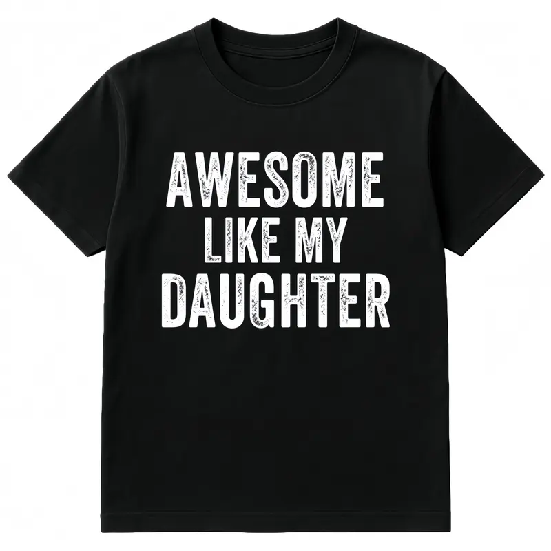 Men's High-Quality Cotton Crew Neck Short-Sleeve Graphic T-Shirt - Dad Jokes On, Proud Dad Slogan Sporty Top, Simple All-Seasons Casual Outdoor Hiking Wear, Machine Washable Father’s Day Gifts for Him