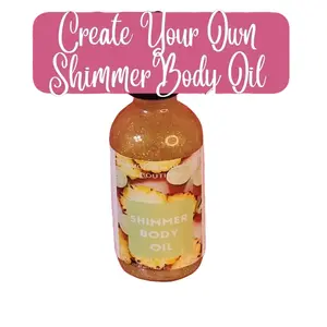 Shimmer Body Oil - 100+ Scents for a Radiant Glow - 60ml - All Natural Formula with Jojoba, Sweet Almond & Coconut Oil hydrating