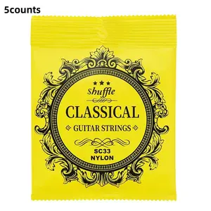 Classical Guitar String, Silver Plated Copper Alloy & Nylon Wire Guitar String, Guitar Accessories for Classical Guitar