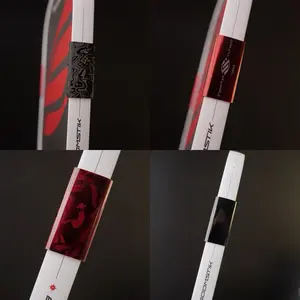 Selkirk BOOMSTIK Weight Guards 8 Mil Clear Vinyl Ultra-Clear Scratch-Resistant Durable Protection for Vibrant Red Weights
