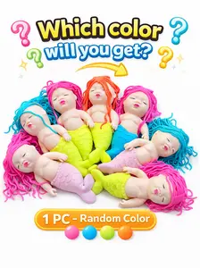 Stretchy Squishy Mermaid Fidget Toy – Stress Relief TPR Doll (6.7in / 17cm) | Oddly Satisfying