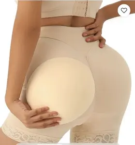 New   HIGH WAIST BBL SHAPEWEAR  WITH  BIGGER BUTT  PADDING SHORT Womenswear Boxer Everyday Fit