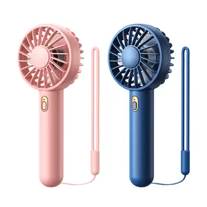 2-Pack Handheld Mini Fan Portable USB Rechargeable Small Hand Held Fan with Base Personal Desk Fan Super Compact Cooling Fan for Makeup, Home, Office, Travel, and Outdoor Activities
