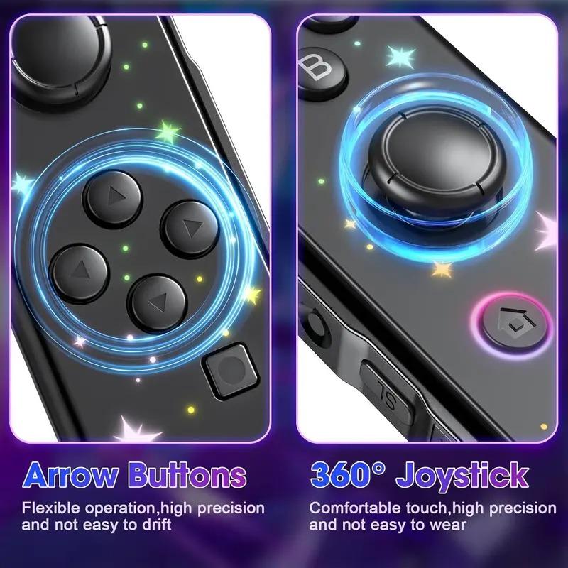 Jorrep Controller for Switch/lite/oled, Dual Vibration/wake-Up Function Replacement Game Controller, Switch Accessories, Joy-02 Model