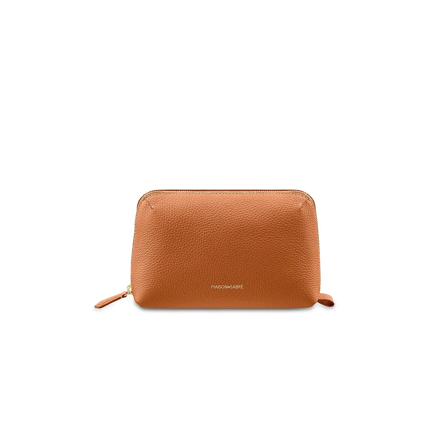 MAISON de SABR Tech Pouch in Pecan Brown