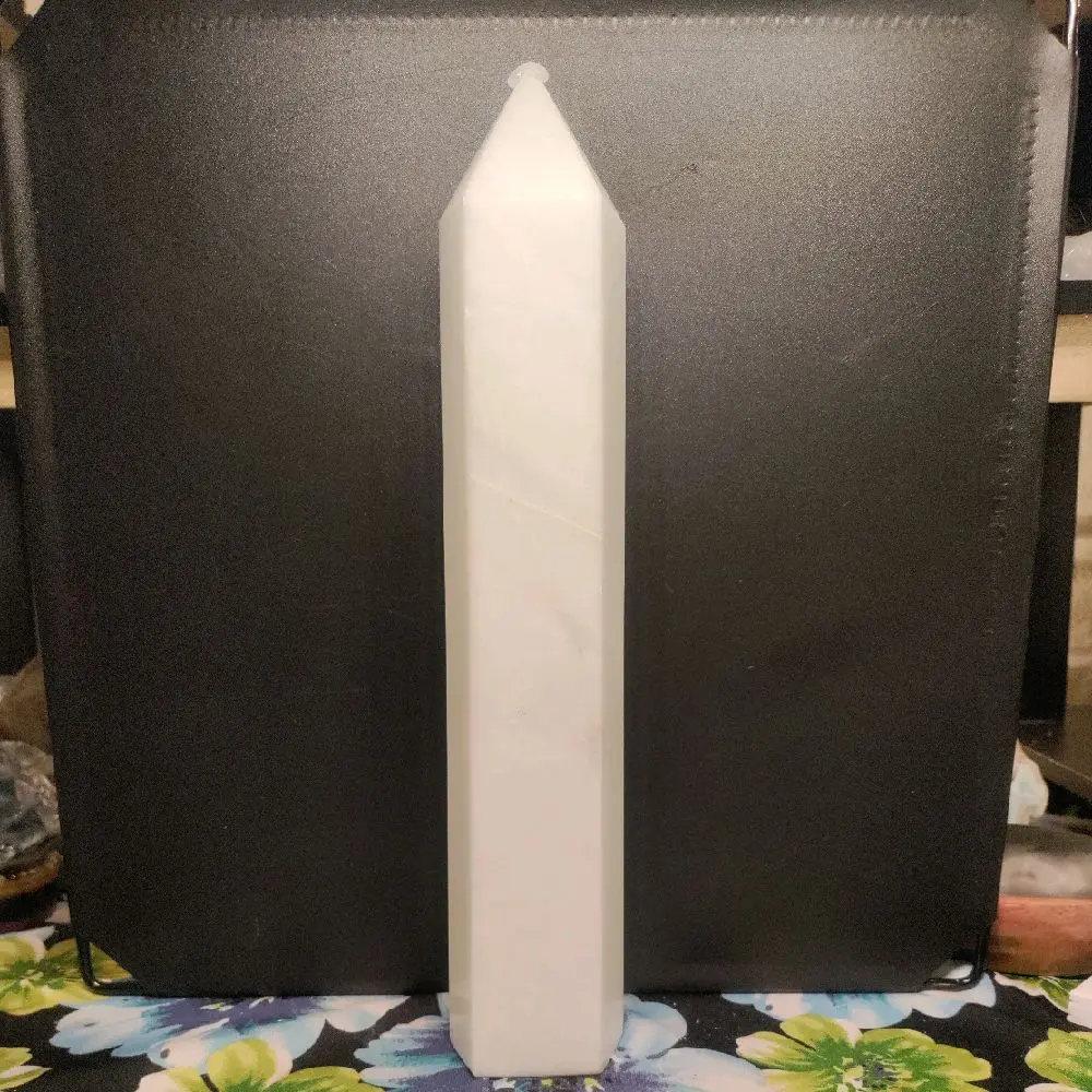 10.5 in Natural Calcite Crystal Tower